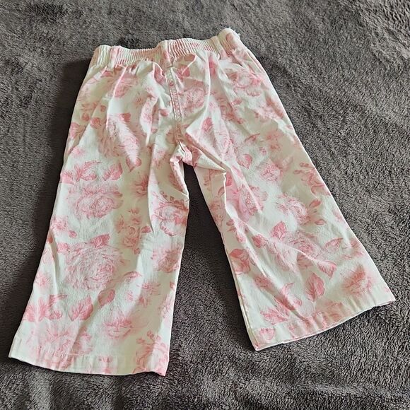 Vintage Cherokee Girls Pink and White Floral Pants Size XS - Picture 4 of 4
